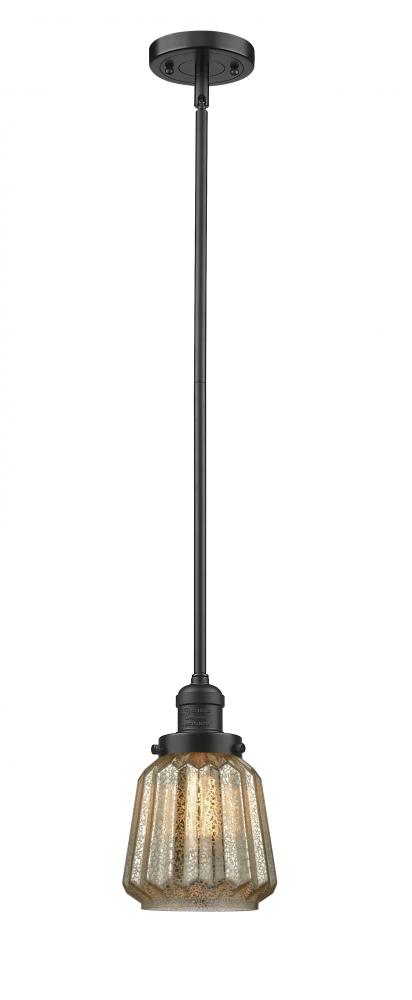 Chatham - 1 Light - 7 inch - Oil Rubbed Bronze - Stem Hung - Mini Pendant