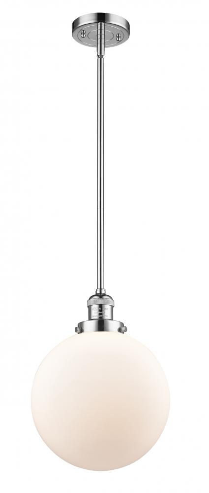 Beacon - 1 Light - 10 inch - Polished Chrome - Stem Hung - Mini Pendant