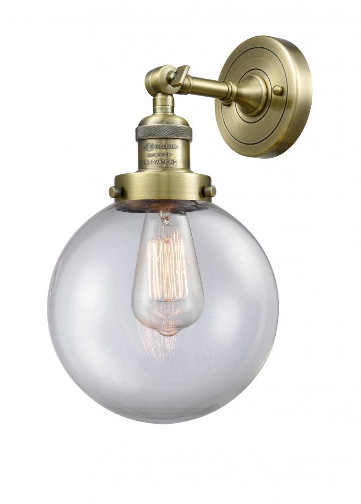 Beacon - 1 Light - 8 inch - Antique Brass - Sconce