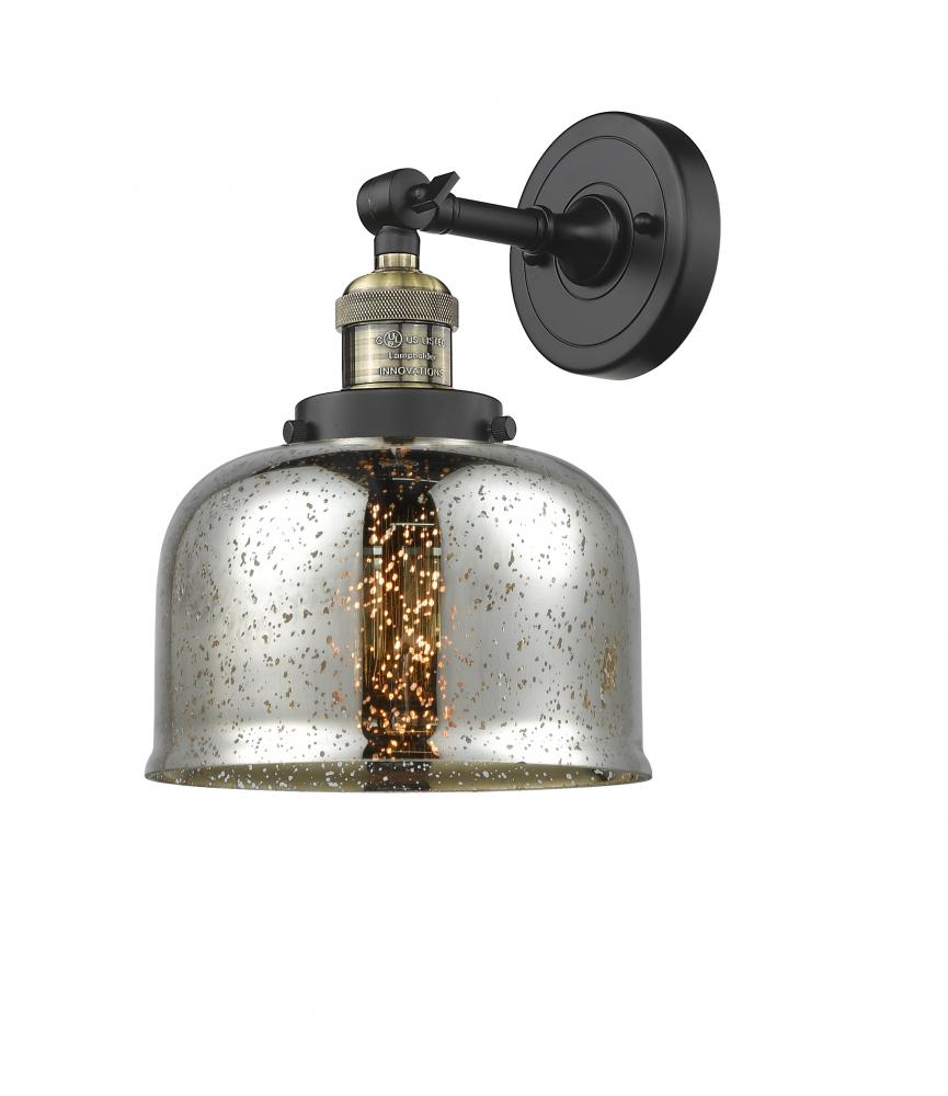 Bell - 1 Light - 8 inch - Black Antique Brass - Sconce