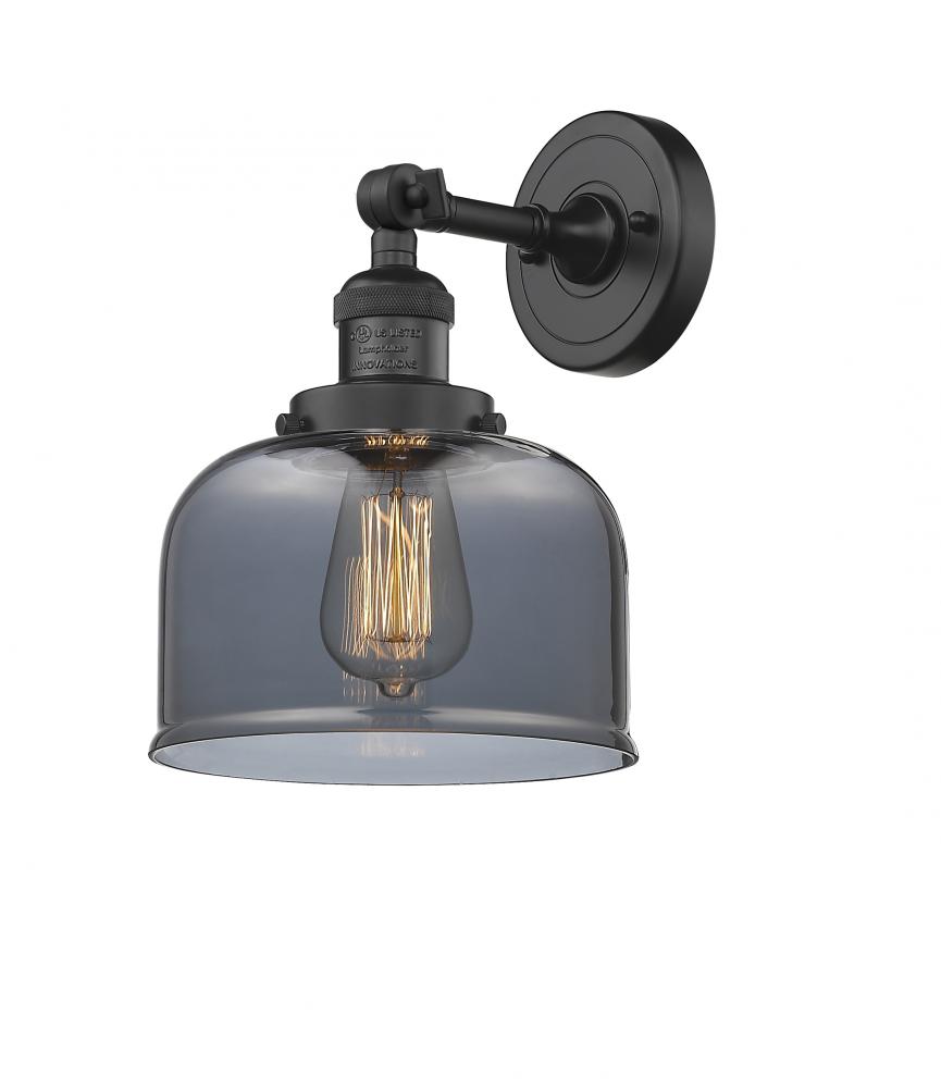 Bell - 1 Light - 8 inch - Matte Black - Sconce