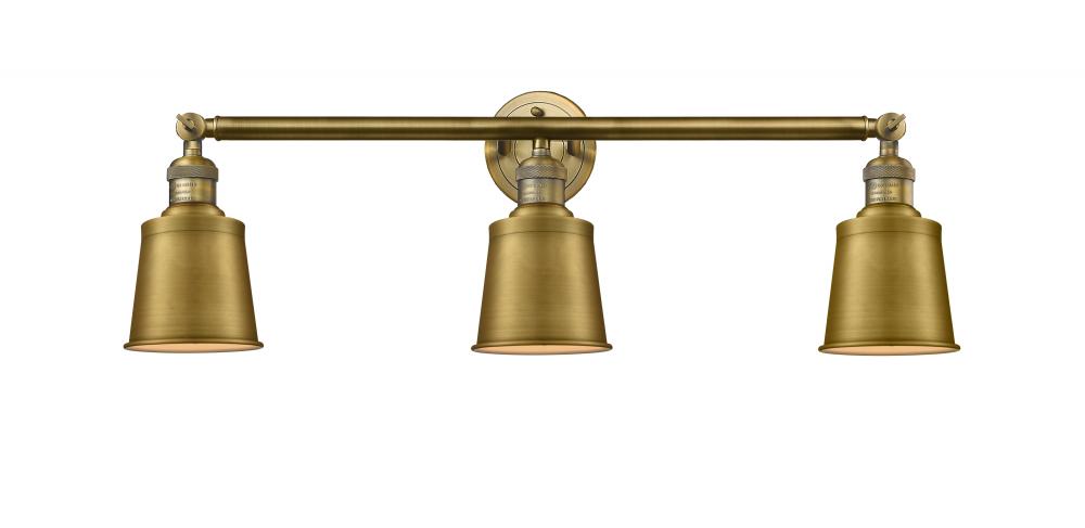 Addison - 3 Light - 32 inch - Brushed Brass - Bath Vanity Light