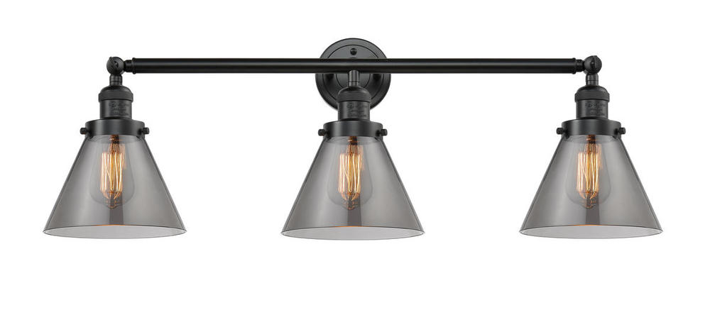 Cone - 3 Light - 32 inch - Oil Rubbed Bronze - Bath Vanity Light