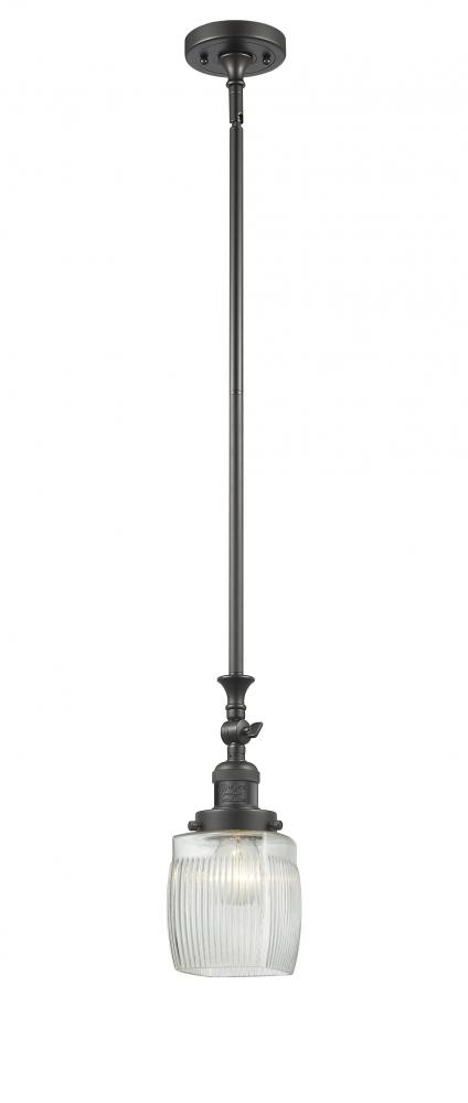 Colton - 1 Light - 6 inch - Oil Rubbed Bronze - Stem Hung - Mini Pendant