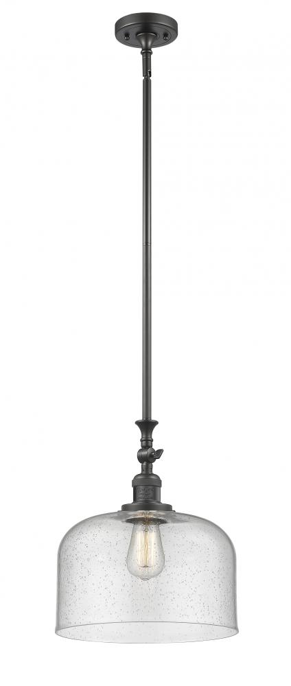 Bell - 1 Light - 12 inch - Oil Rubbed Bronze - Stem Hung - Mini Pendant