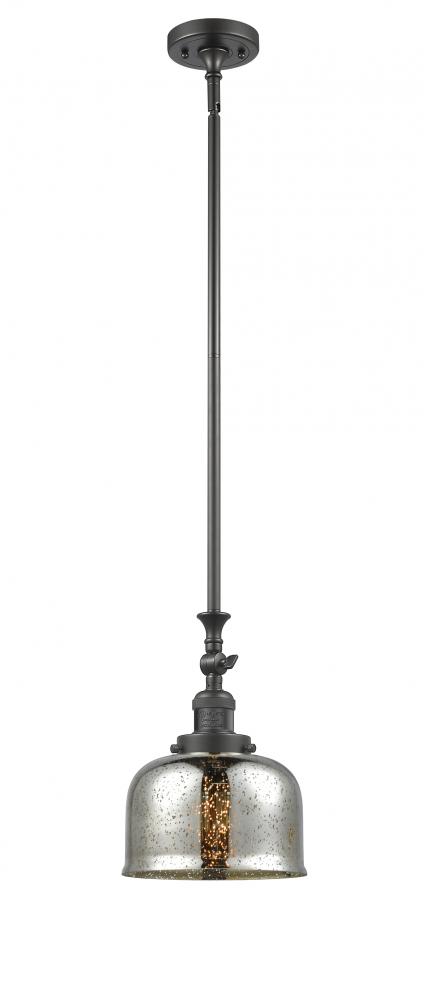 Bell - 1 Light - 8 inch - Oil Rubbed Bronze - Stem Hung - Mini Pendant