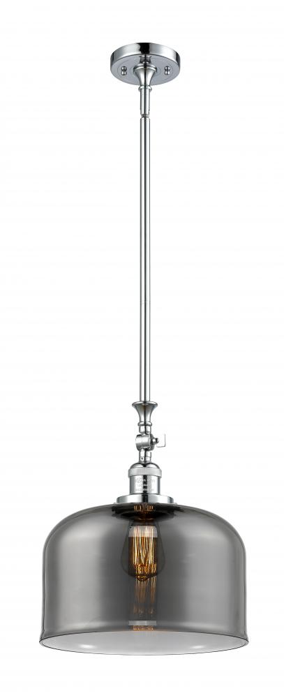 Bell - 1 Light - 12 inch - Polished Chrome - Stem Hung - Mini Pendant