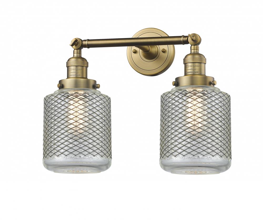 Stanton - 2 Light - 16 inch - Brushed Brass - Bath Vanity Light