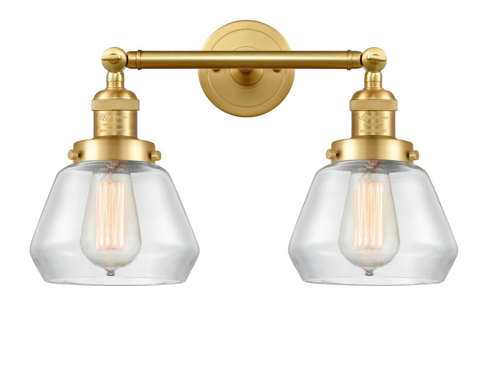 Fulton - 2 Light - 17 inch - Satin Gold - Bath Vanity Light