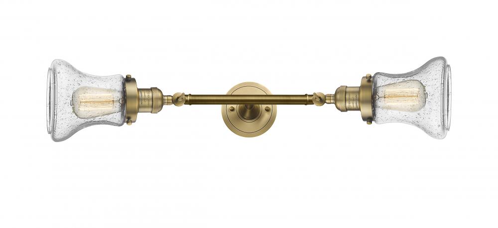 Bellmont - 2 Light - 6 inch - Brushed Brass - Bath Vanity Light