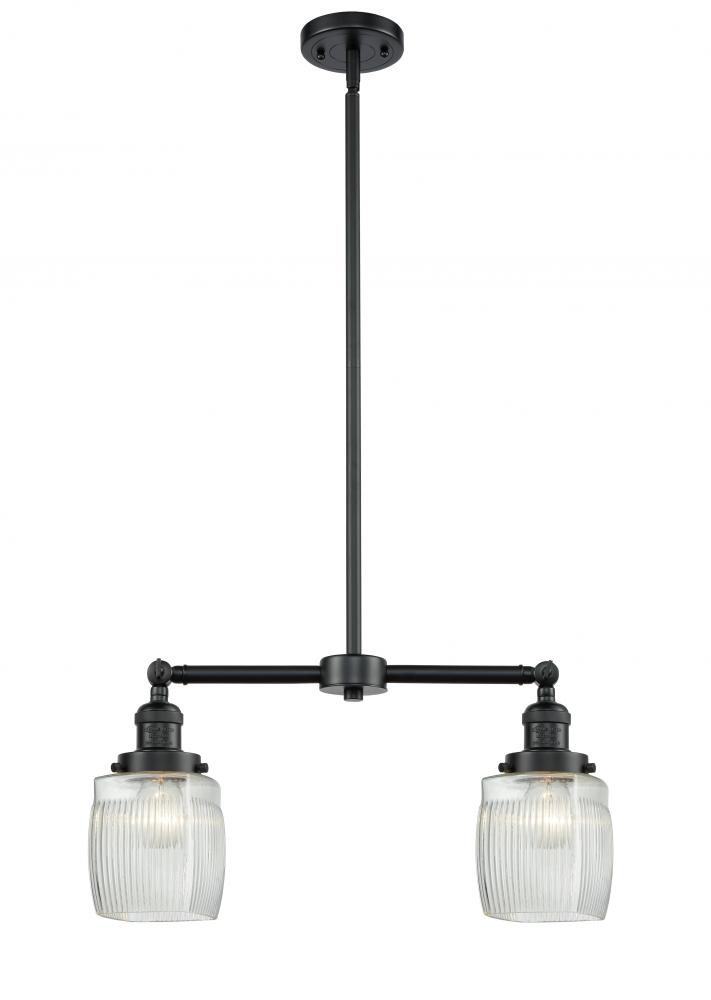 Colton - 2 Light - 22 inch - Oil Rubbed Bronze - Stem Hung - Island Light