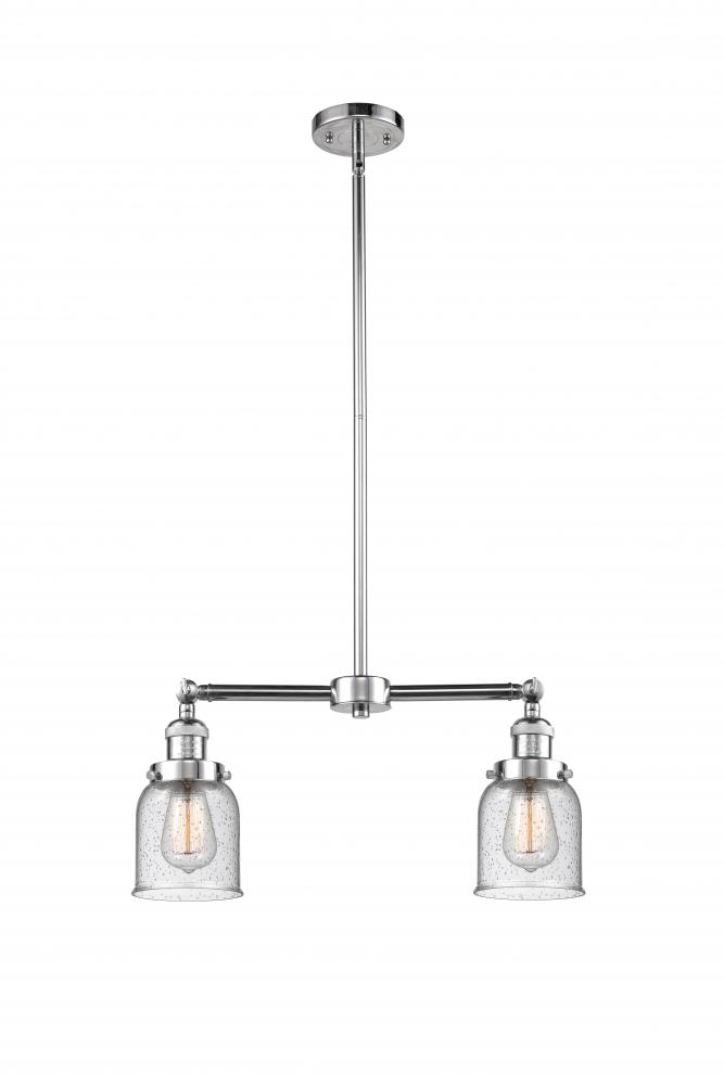 Bell - 2 Light - 21 inch - Polished Chrome - Stem Hung - Island Light