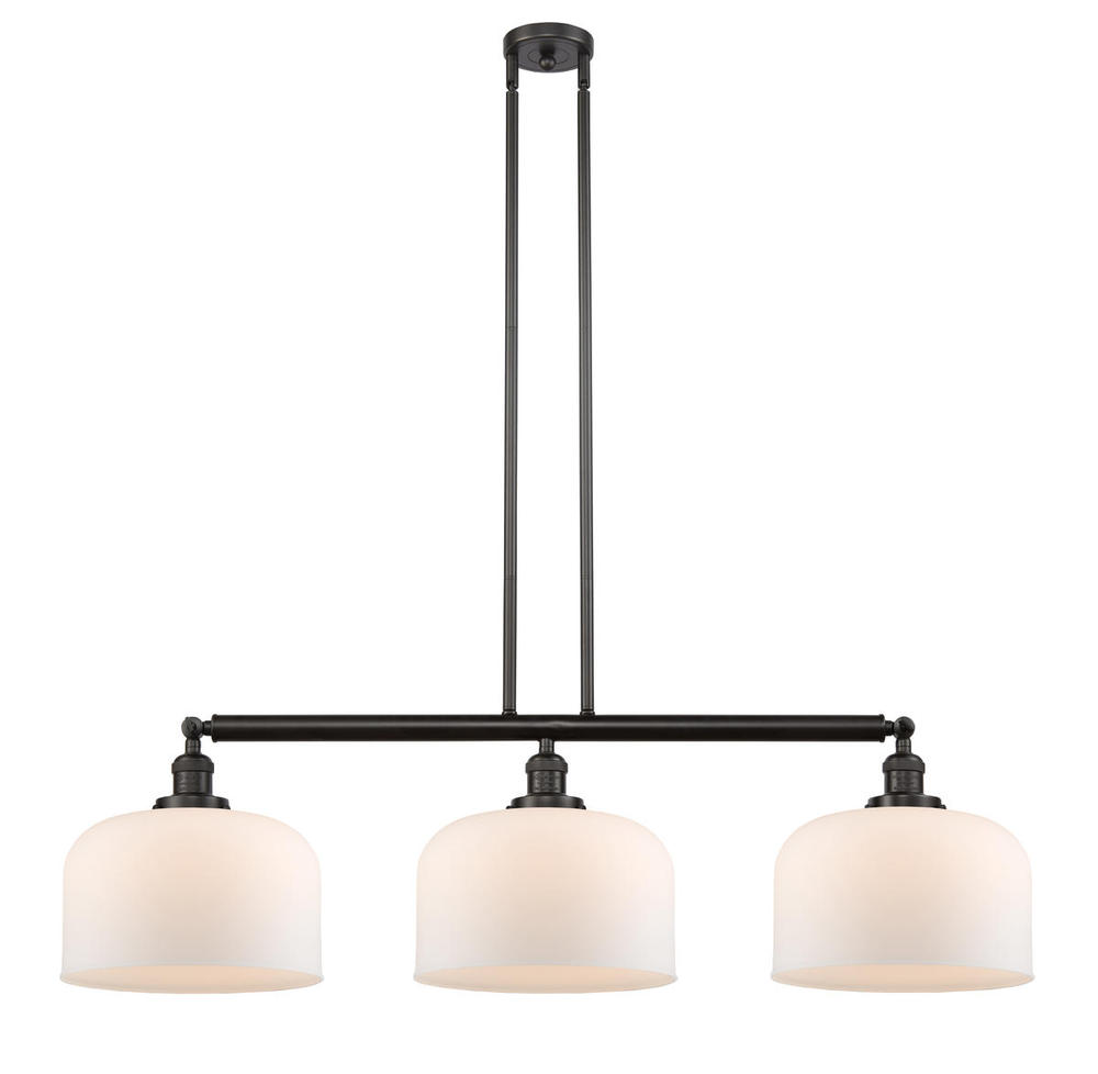 Bell - 3 Light - 42 inch - Oil Rubbed Bronze - Stem Hung - Island Light