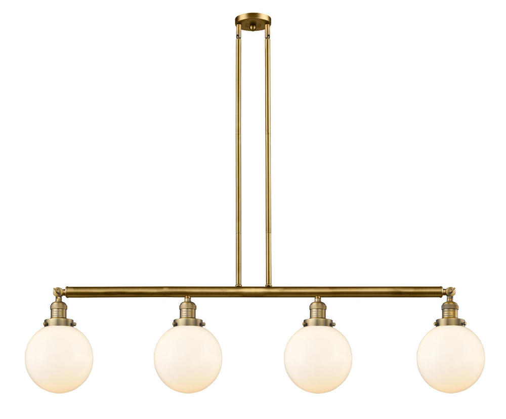 Beacon - 4 Light - 53 inch - Brushed Brass - Stem Hung - Island Light