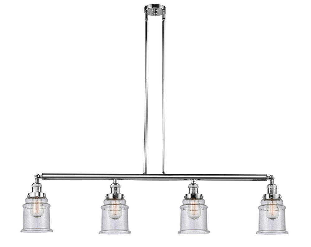 Canton - 4 Light - 51 inch - Polished Chrome - Stem Hung - Island Light