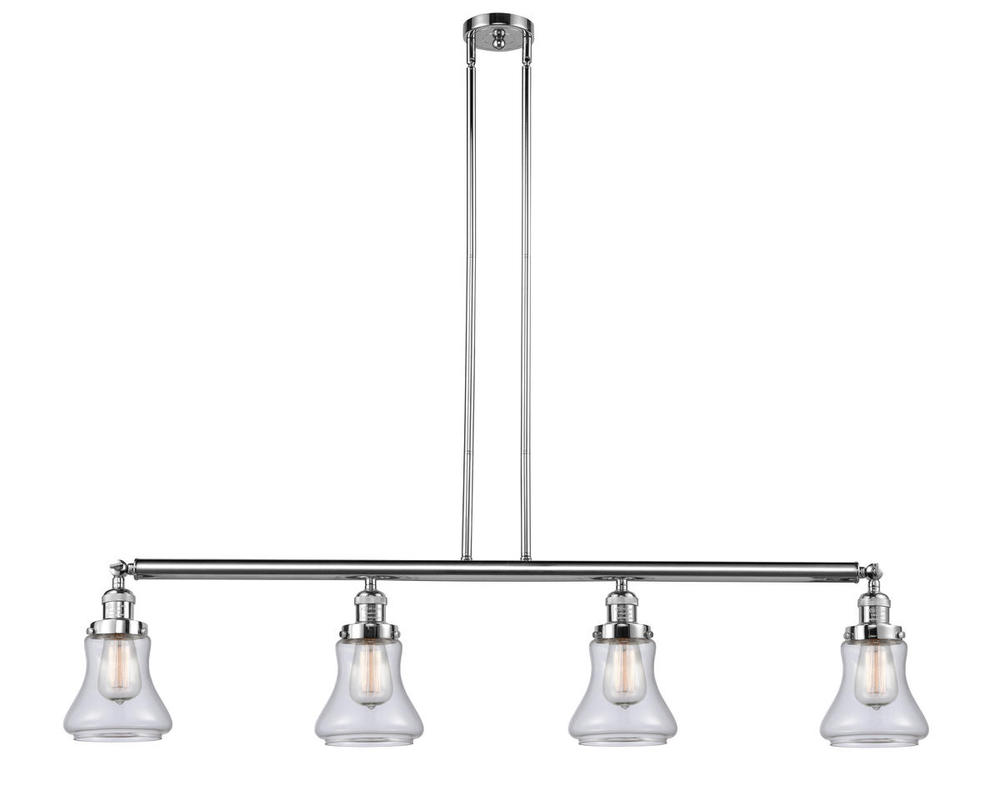 Bellmont - 4 Light - 51 inch - Polished Chrome - Stem Hung - Island Light