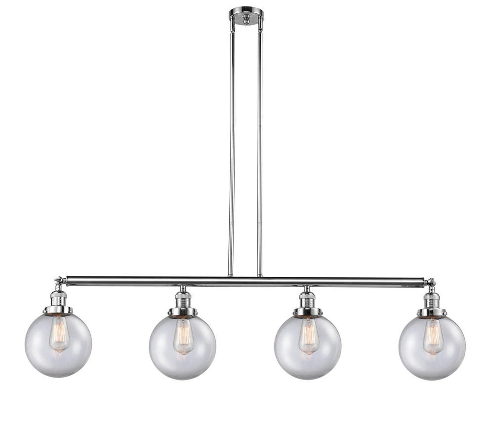 Beacon - 4 Light - 53 inch - Polished Chrome - Stem Hung - Island Light