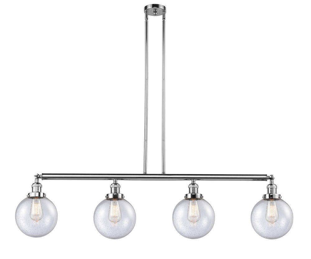 Beacon - 4 Light - 53 inch - Polished Chrome - Stem Hung - Island Light