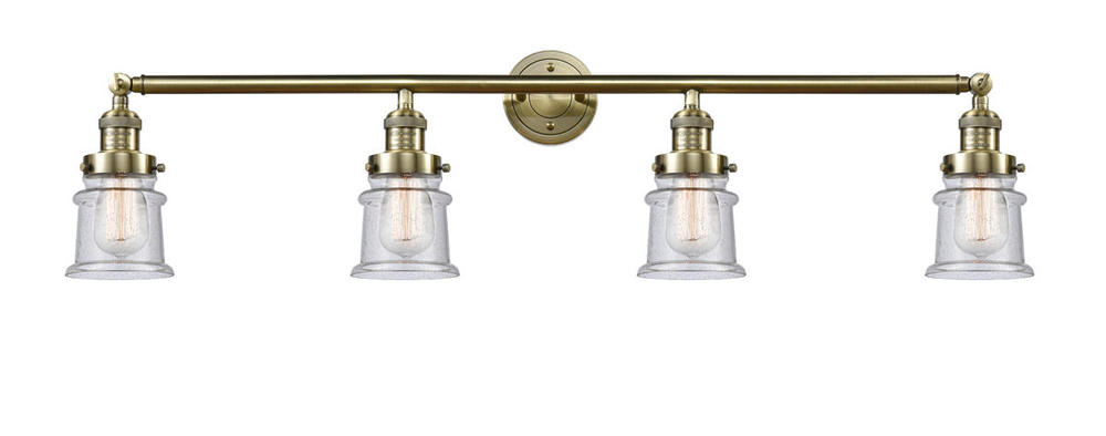 Canton - 4 Light - 42 inch - Antique Brass - Bath Vanity Light
