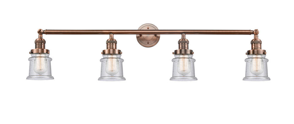 Canton - 4 Light - 42 inch - Antique Copper - Bath Vanity Light