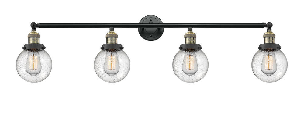 Beacon - 4 Light - 42 inch - Black Antique Brass - Bath Vanity Light