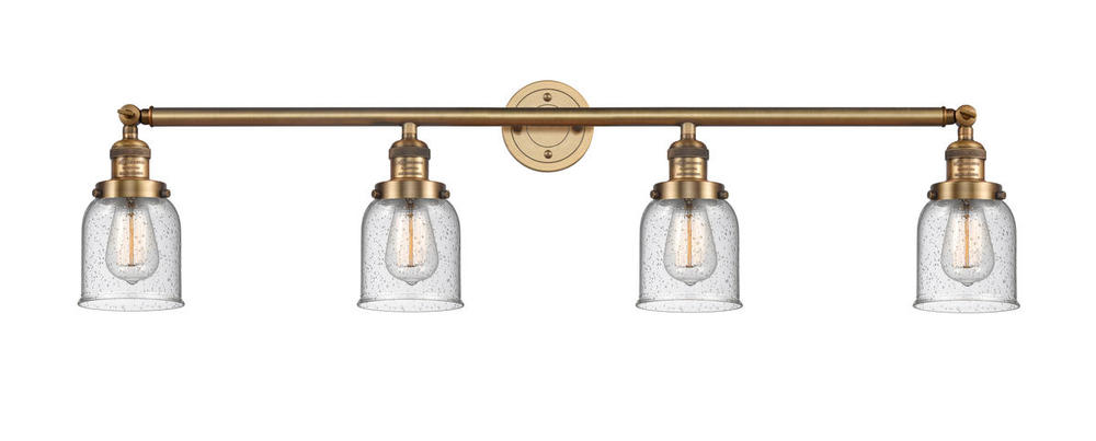 Bell - 4 Light - 42 inch - Brushed Brass - Bath Vanity Light