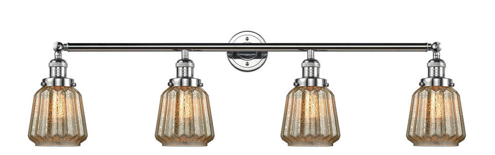 Chatham - 4 Light - 42 inch - Polished Chrome - Bath Vanity Light