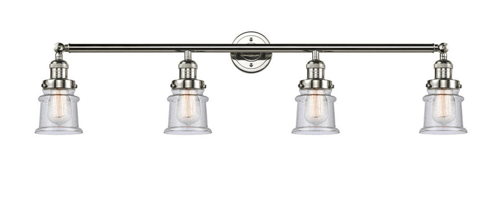 Canton - 4 Light - 42 inch - Polished Nickel - Bath Vanity Light