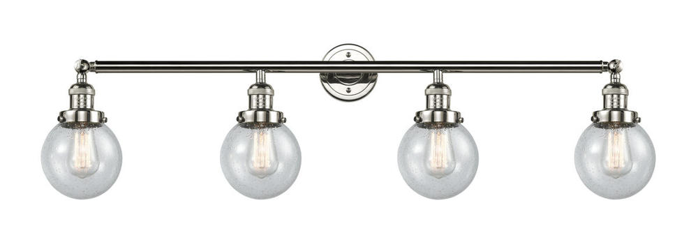 Beacon - 4 Light - 42 inch - Polished Nickel - Bath Vanity Light