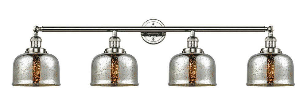 Bell - 4 Light - 45 inch - Polished Nickel - Bath Vanity Light