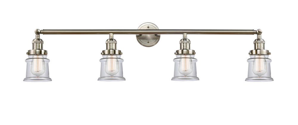 Canton - 4 Light - 42 inch - Brushed Satin Nickel - Bath Vanity Light