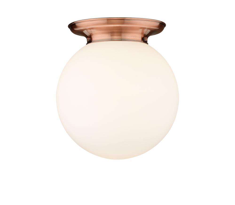 Beacon - 1 Light - 14 inch - Antique Copper - Flush Mount