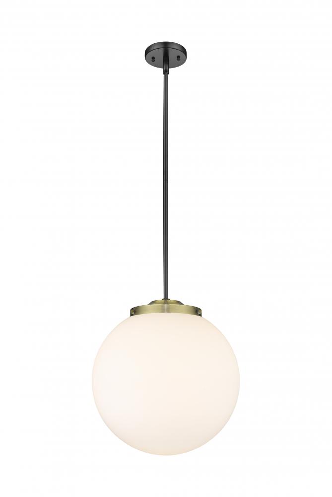 Beacon - 1 Light - 16 inch - Black Antique Brass - Cord hung - Pendant