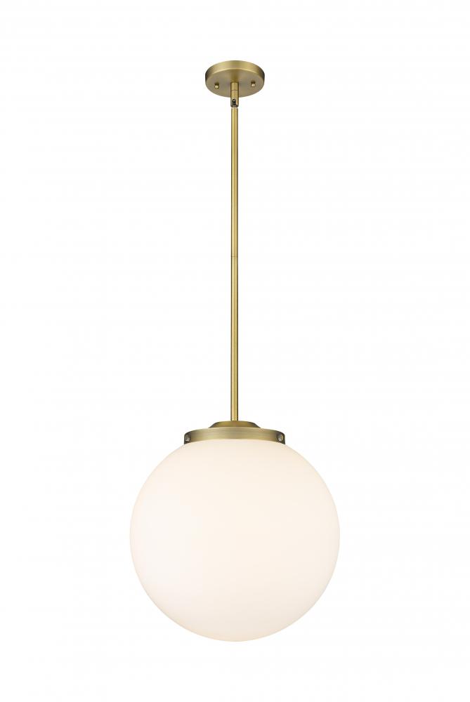 Beacon - 1 Light - 16 inch - Brushed Brass - Cord hung - Pendant