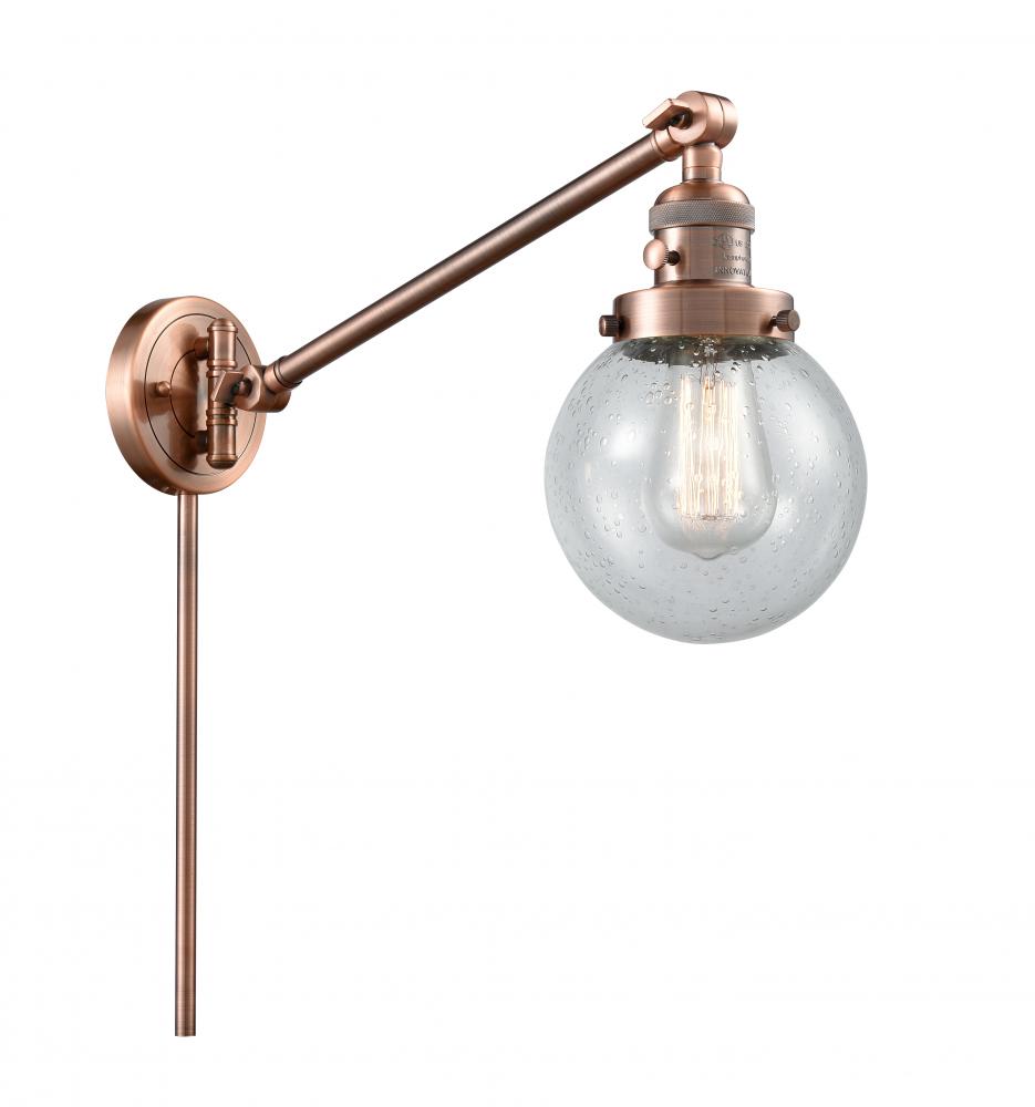 Beacon - 1 Light - 6 inch - Antique Copper - Swing Arm