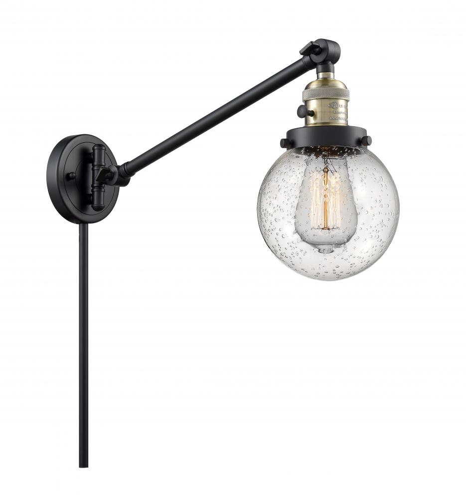 Beacon - 1 Light - 6 inch - Black Antique Brass - Swing Arm