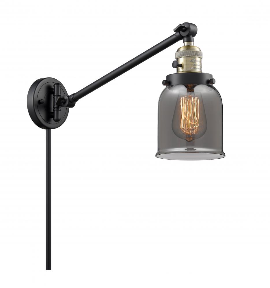 Bell - 1 Light - 8 inch - Black Antique Brass - Swing Arm