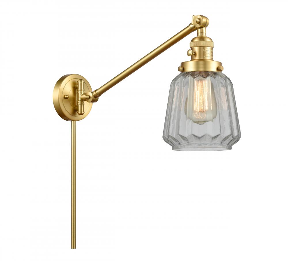 Chatham - 1 Light - 8 inch - Satin Gold - Swing Arm