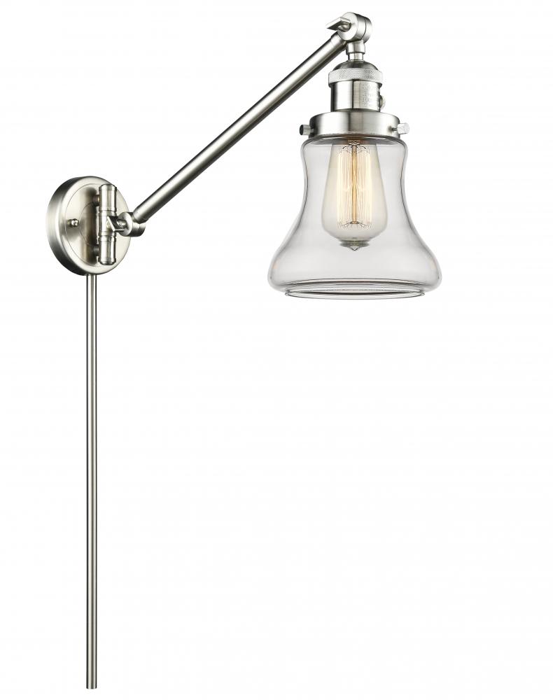 Bellmont - 1 Light - 8 inch - Brushed Satin Nickel - Swing Arm