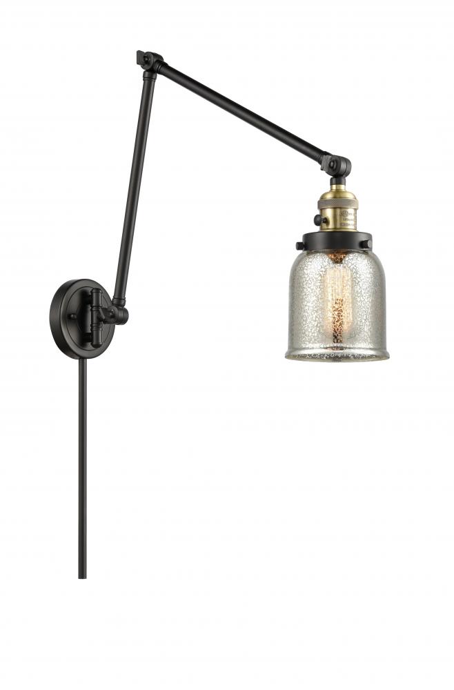 Bell - 1 Light - 8 inch - Black Antique Brass - Swing Arm