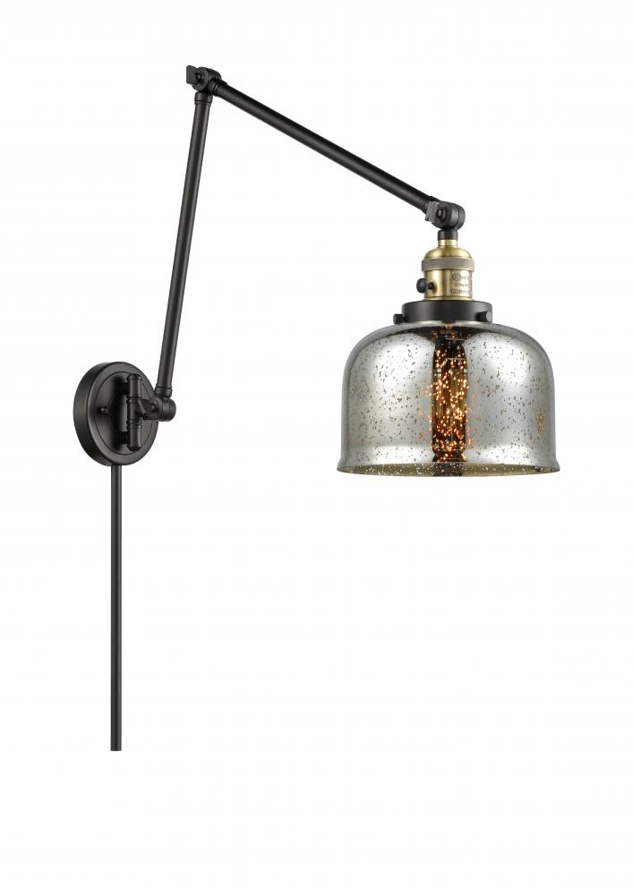 Bell - 1 Light - 8 inch - Black Antique Brass - Swing Arm