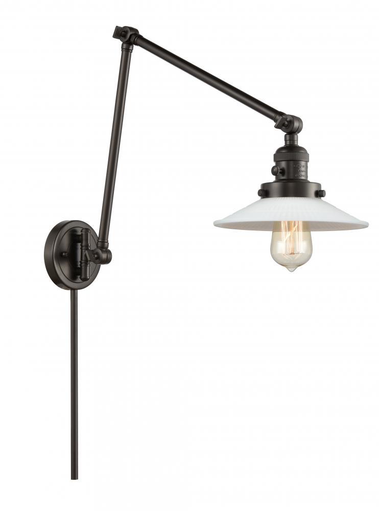 Halophane - 1 Light - 9 inch - Oil Rubbed Bronze - Swing Arm