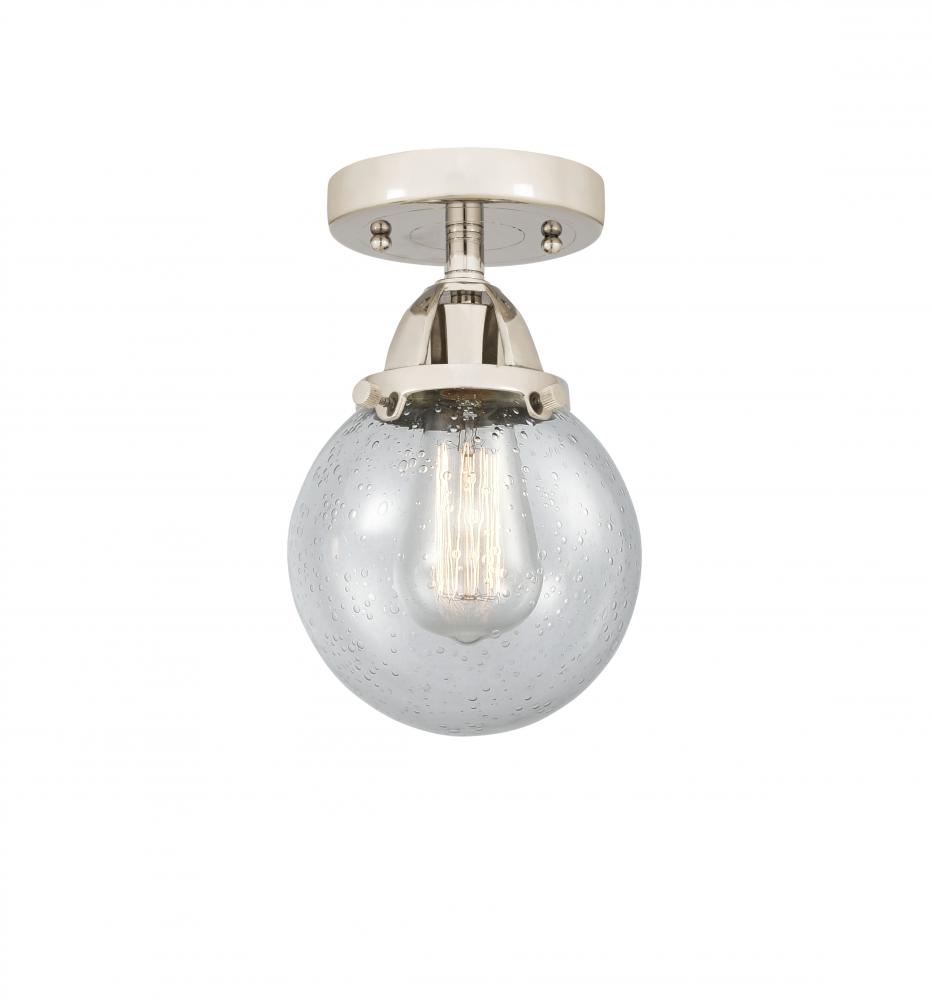 Beacon - 1 Light - 6 inch - Polished Nickel - Semi-Flush Mount