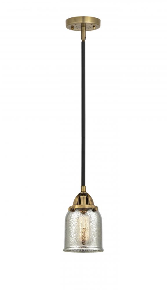 Bell - 1 Light - 5 inch - Black Antique Brass - Cord hung - Mini Pendant