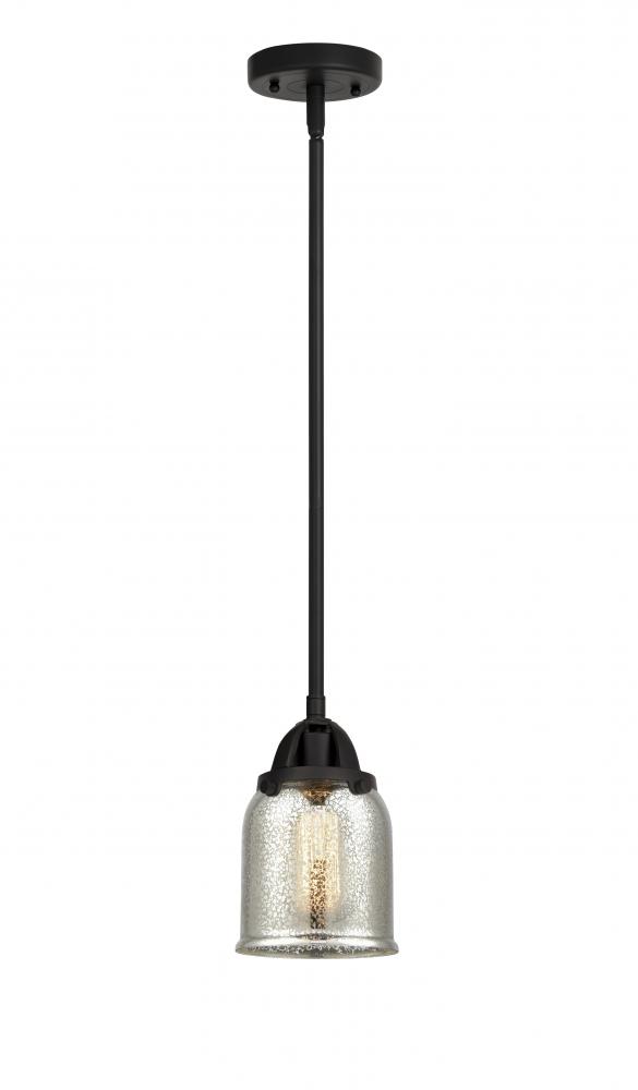 Bell - 1 Light - 5 inch - Matte Black - Cord hung - Mini Pendant