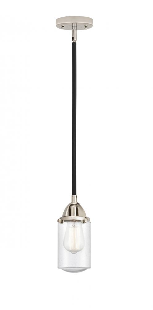 Dover - 1 Light - 5 inch - Black Polished Nickel - Cord hung - Mini Pendant