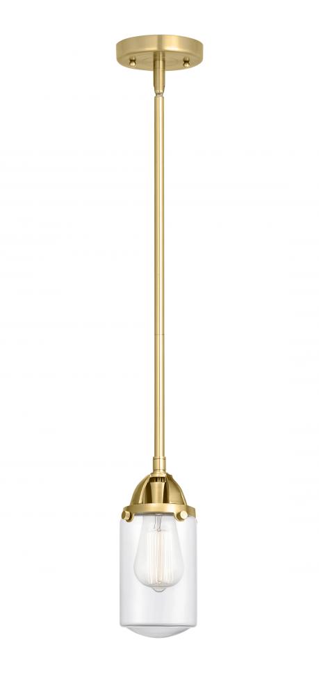 Dover - 1 Light - 5 inch - Satin Gold - Cord hung - Mini Pendant