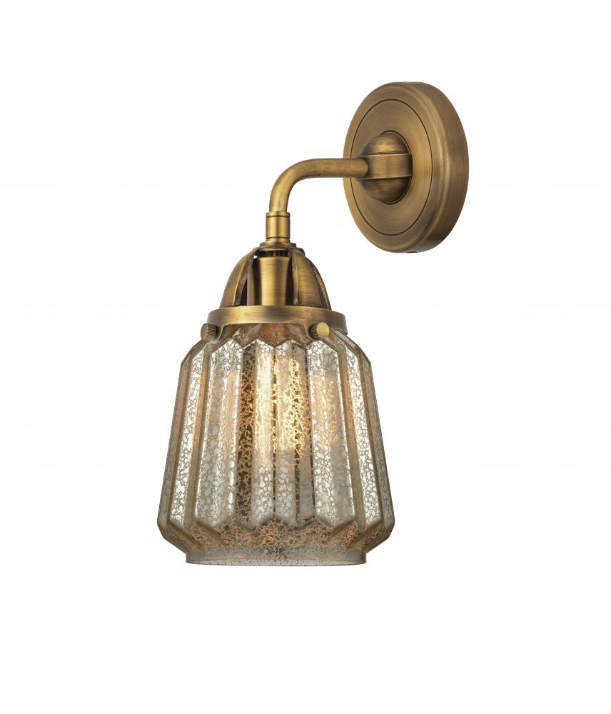 Chatham - 1 Light - 7 inch - Brushed Brass - Sconce
