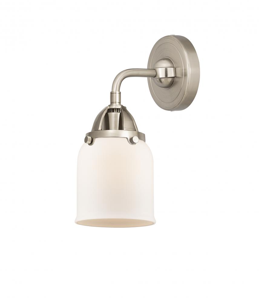 Bell - 1 Light - 5 inch - Brushed Satin Nickel - Sconce