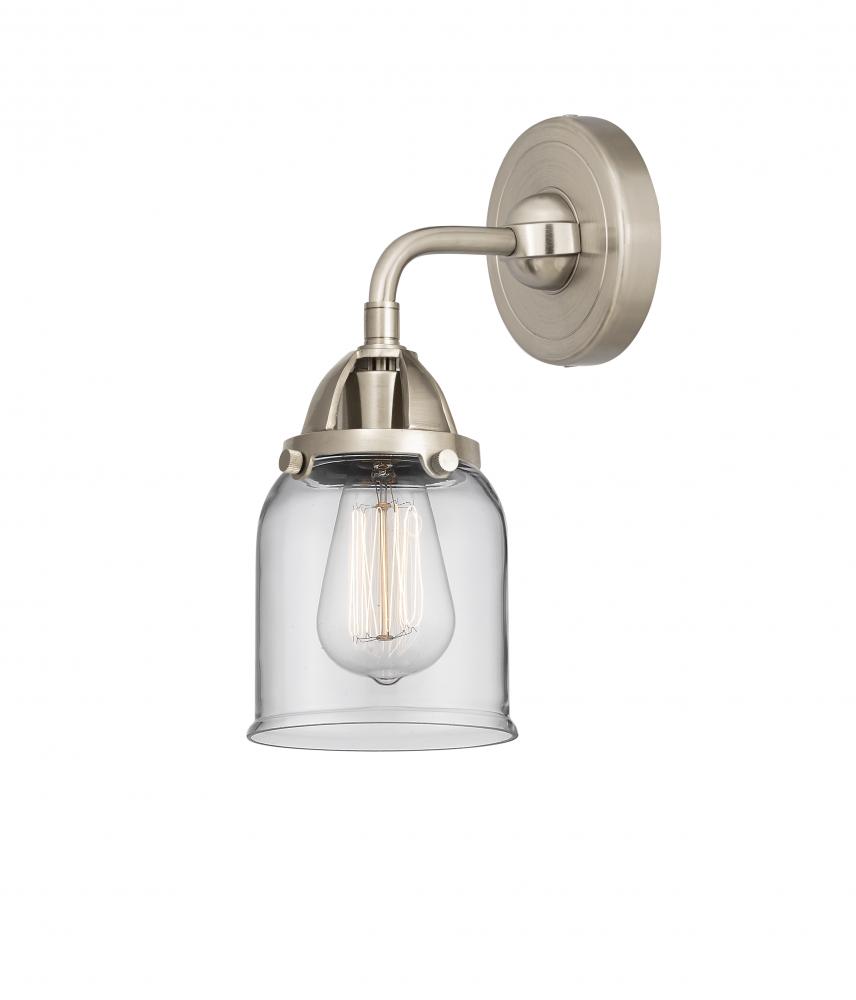 Bell - 1 Light - 5 inch - Brushed Satin Nickel - Sconce